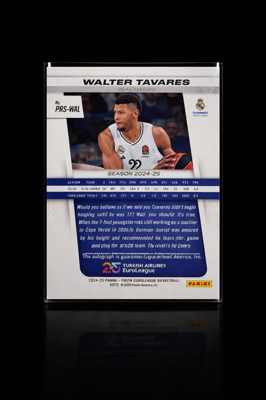 Walter Tavares Autograph – Panini Prizm EuroLeague 2024-25