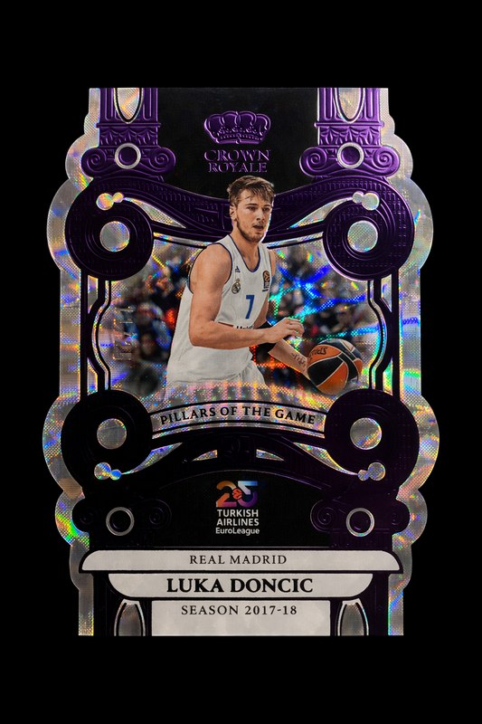 Luka Dončić /25 Pillars of the Game  Purple –  Panini Crown Royale EauroLeague 2024-25