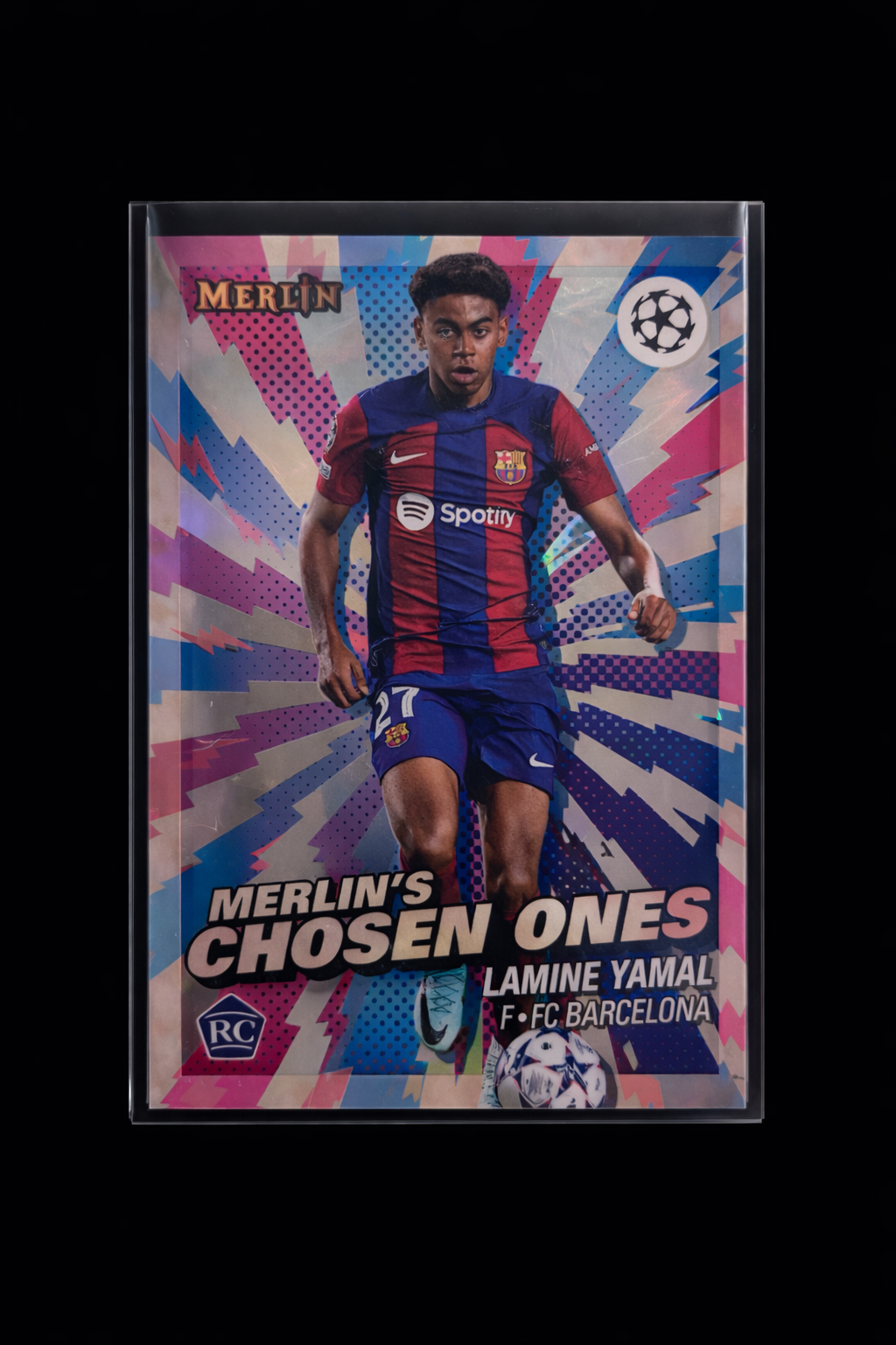 Lamine Yamal Rookie Card – Merlin’s Chosen Ones | Topps UEFA Champions League
