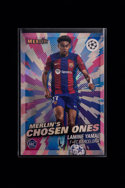 Lamine Yamal Rookie Card – Merlin’s Chosen Ones | Topps UEFA Champions League