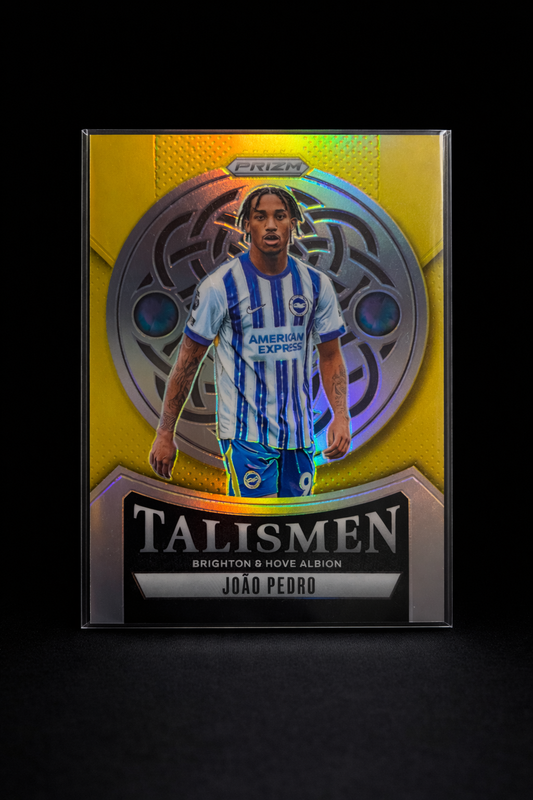 João Pedro Talisman Gold /10 Brighton & Hove Albion Prizm Panini 2024–25