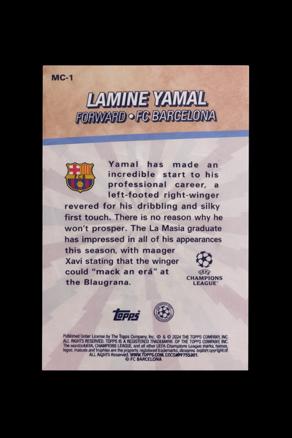 Lamine Yamal Rookie Card – Merlin’s Chosen Ones | Topps UEFA Champions League