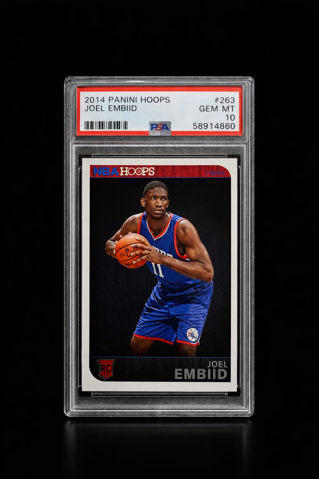 Joel Embiid Rookie Card -  PSA 10 Gem Mint - Panini Hoops 2014-15’
